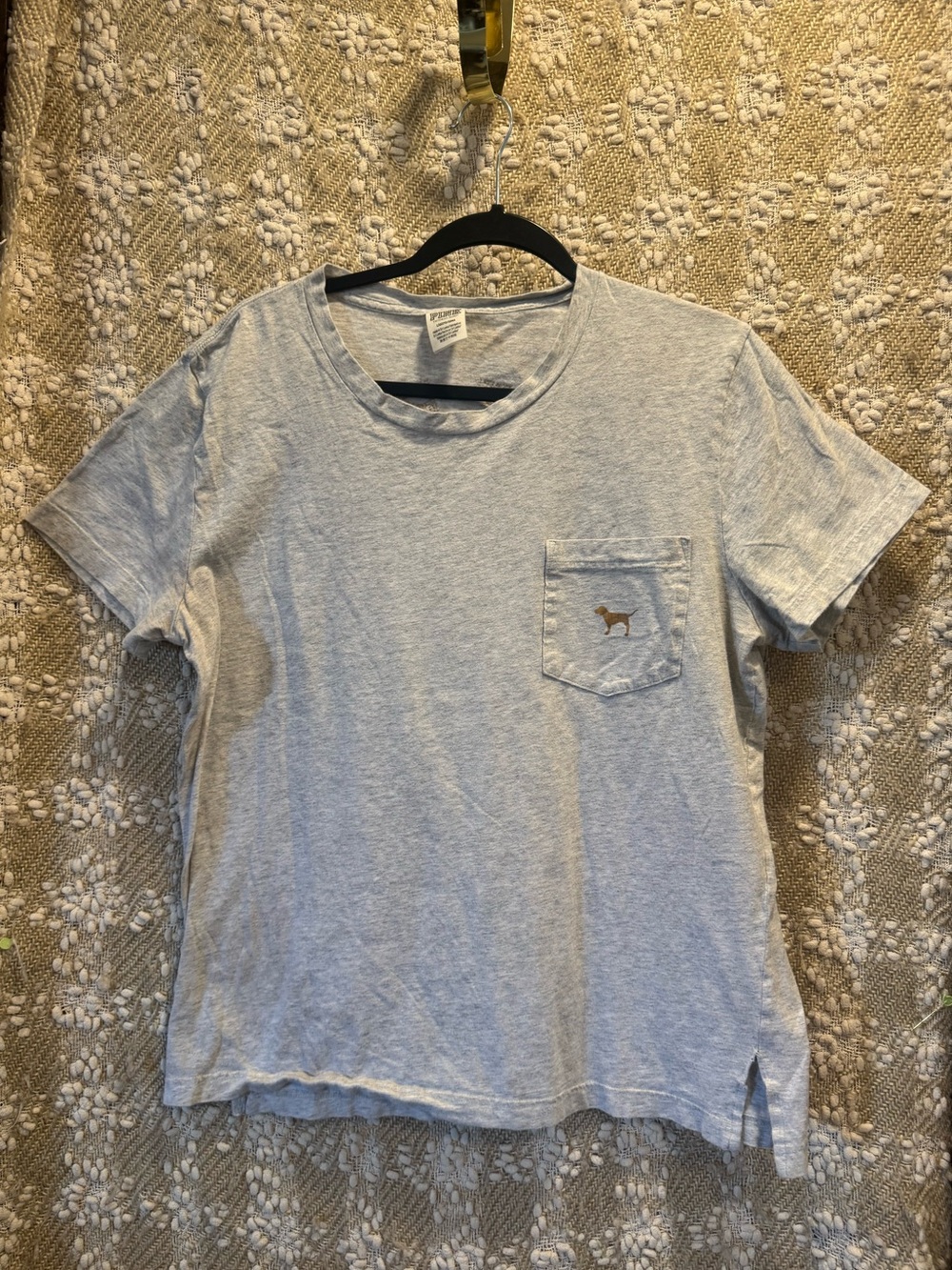Victoria’s Secret Love Pink “Top Dog" Rhinestone Logo T-Shirt  Size L